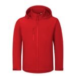 Mens Trail Softshell Jacket (Red) - Image 2