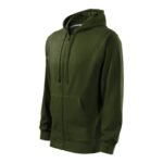 Mens Trendy Zipper Sweatshirt (Military)