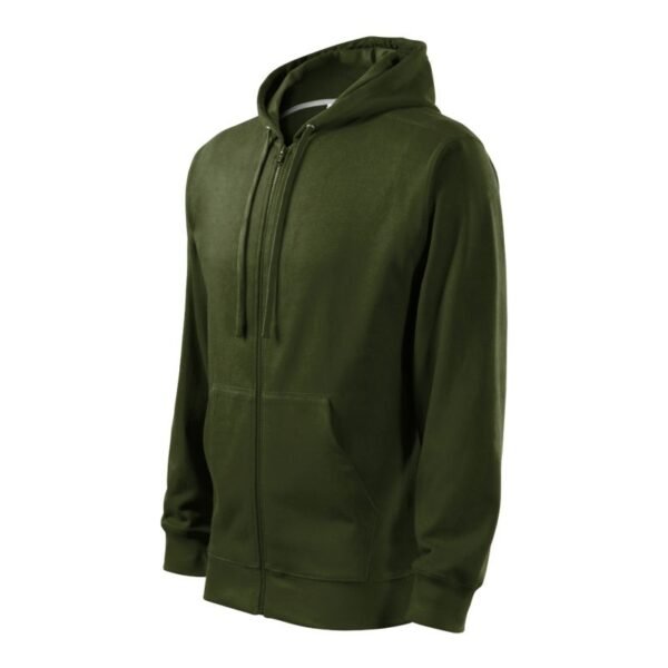 Mens Trendy Zipper Sweatshirt (Military)