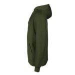 Mens Trendy Zipper Sweatshirt (Military) - Image 3