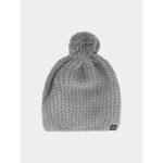 Mens winter hat with pompom 4F 4FWAW24ACAPM461-25S