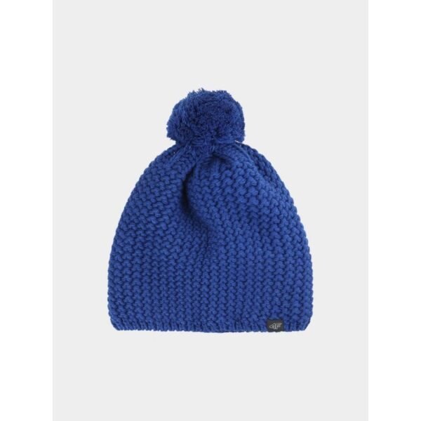 Mens winter hat with pompom 4F 4FWAW24ACAPM461-36S