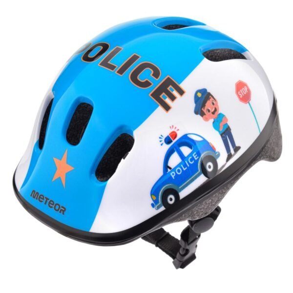 Meteor KS06 S 17443 Bicycle Helmet 48-52 cm Police