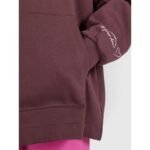 Oversized sweatshirt with hood, unzipped, for girls, 4F 4FJRAW25TSWSF2429-51S - Image 6