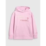 Oversized sweatshirt with hood, unzipped, for girls, 4F 4FJRAW25TSWSF2429-56S - Image 7