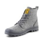 Palladium Pampa Hi Merino shoes 74377-027-M Gray - Image 3
