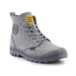 Palladium Pampa Hi Merino shoes 74377-027-M Gray - Image 6