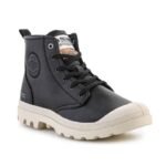 Palladium Pampa Hi Re-Vegan Leather U shoes 74378-008-M Black - Image 2