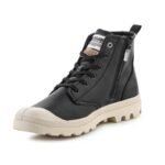 Palladium Pampa Hi Re-Vegan Leather U shoes 74378-008-M Black - Image 4