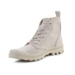 Palladium Pampa Hi Skin U 74379-155-M White Cap Gray shoes - Image 4