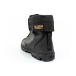 Palladium Womens Baggy Coated High Top Sneakers Fashionable Black - Image 5