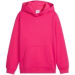 Puma ESS Centered Cat Logo Relaxed Hoodie for Kids Fuchsia 692973 59 - Image 2