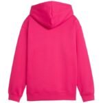 Puma ESS Centered Cat Logo Relaxed Hoodie for Kids Fuchsia 692973 59 - Image 3