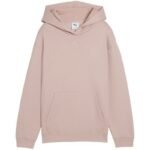 Puma ESS Centered Cat Logo Relaxed Hoodie for Kids Pink 692973 89 - Image 2