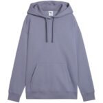 Puma ESS Centered Cat Logo Relaxed Hoodie Purple 692917 65 - Image 2
