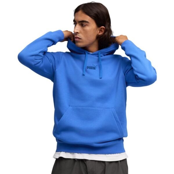 Puma ESS No. 1 Logo Centered Hoodie Mens Blue 692914 13