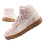 Puma Reb-L Mid womens sports shoes powder pink ankle boots for winter