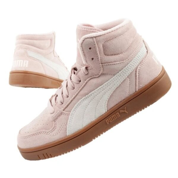 Puma Reb-L Mid womens sports shoes powder pink ankle boots for winter