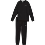 Puma Relaxed Sweat Suit Womens Tracksuit Black 691900 01 - Image 2