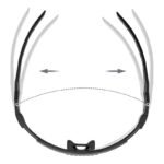 Rockbros Photochromic Cycling Glasses with UV Protection and Corrective Insert - White - Image 2