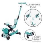 Scooter with ride-on seat GO•UP BABY 360 LIGHTS (844-210) - Image 2