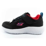 Skechers Bounder childrens sports shoes with Velcro, lightweight, fashionable black - Image 2