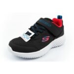 Skechers Bounder childrens sports shoes with Velcro, lightweight, fashionable black - Image 3