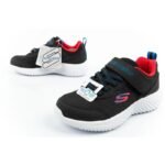 Skechers Bounder childrens sports shoes with Velcro, lightweight, fashionable black - Image 8