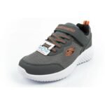 Skechers Bounder childrens sports shoes with Velcro, lightweight, fashionable gray - Image 3