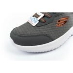 Skechers Bounder childrens sports shoes with Velcro, lightweight, fashionable gray - Image 6