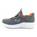Skechers Bounder Slip-ins Junior Childrens Sports Shoes Gray - Image 2