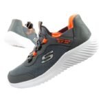 Skechers Bounder Slip-ins Junior Childrens Sports Shoes Gray