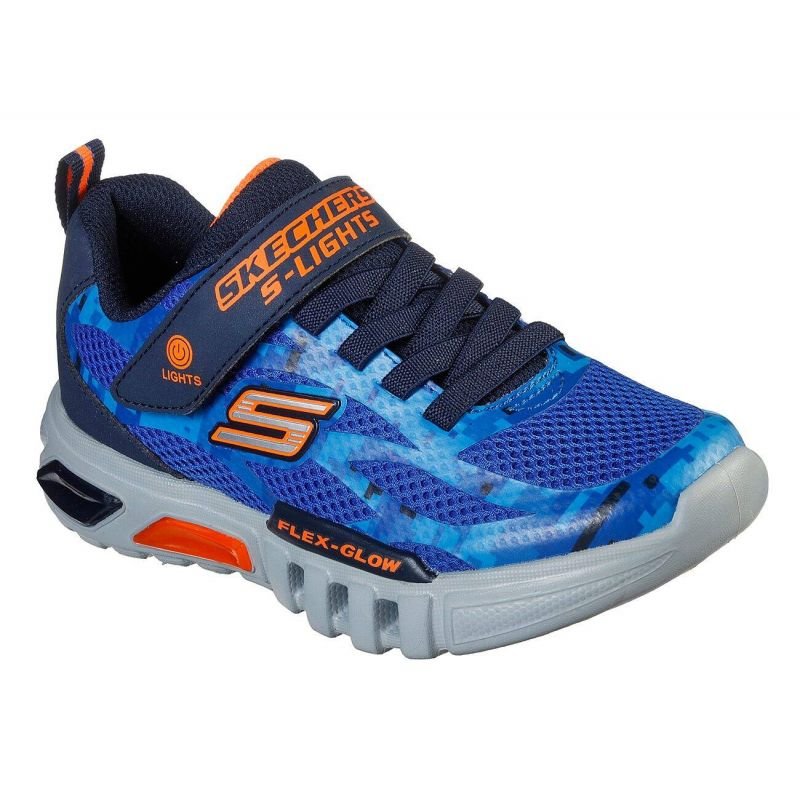lupin-wear-ca-skechers-flex-glow-taren-s-lights-jr-400018l-nvor-shoes-1159201 Skechers FLEX-GLOW TAREN S-Lights JR 400018L-NVOR shoes - Image 1