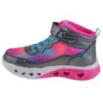 Skechers Flutter Heart Lights - Simple Amor Jr 302677L-NVMT shoes - Image 3