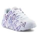 Skechers JGoldcrown: Uno Lite - Spread the Love Jr 314064L-WLPR shoes