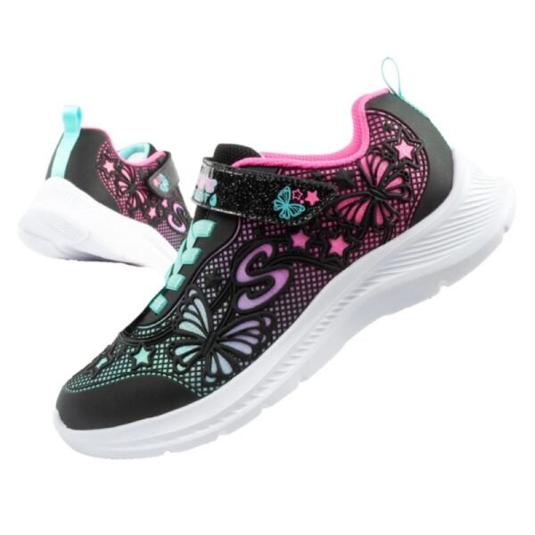 Skechers Jumpsters Glitter Childrens Sports Shoes for Girls