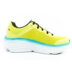 Skechers Max Cushioning Mens Lightweight Lime Running Shoes - Image 4