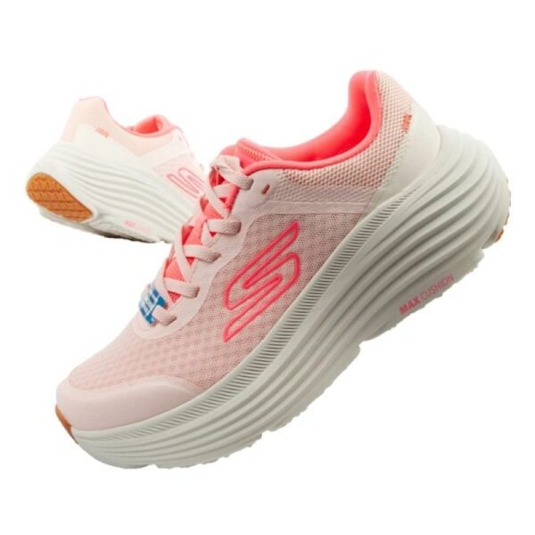 Skechers Max Cushioning Womens Running Shoes Light Pink