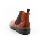 Skechers mens shoes Chelsea boots Miller-Boris elegant leather brown - Image 5