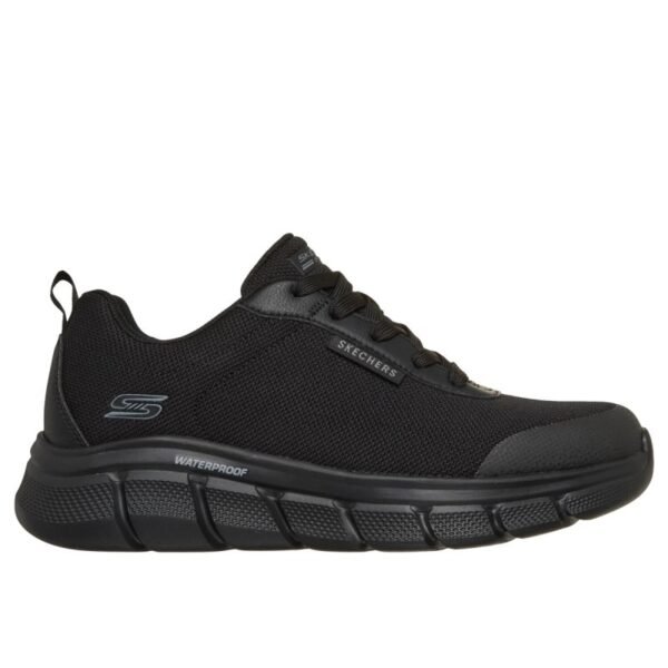 Skechers Mens Waterproof Shoes BOBS B FLEX RAIN EDGE 118111/BBK BLACK