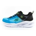 Skechers Meteor-Lights-Krendox Jr 401495L/BKBL shoes - Image 2