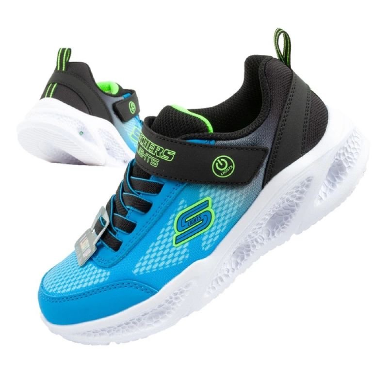 lupin-wear-ca-skechers-meteor-lights-krendox-jr-401495l-bkbl-shoes-1508202 Skechers Meteor-Lights-Krendox Jr 401495L/BKBL shoes - Image 1