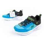 Skechers Meteor-Lights-Krendox Jr 401495L/BKBL shoes - Image 8