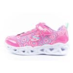 Skechers S Lighs-Heart comfortable LED sports shoes for girls - Image 2