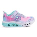 Skechers S Lights Flutter Heart Lights Jr 302315-LVMT shoes - Image 7