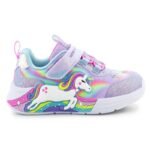 Skechers S-Lights Girls Unicorn Chaser Jr 302298N-LVMT shoes - Image 7
