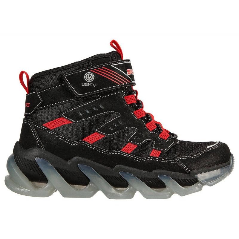 lupin-wear-ca-skechers-s-lights-mega-surge-jr-400131l-bkrd-shoes-1159324 Skechers S-Lights Mega Surge JR 400131L-BKRD shoes - Image 1
