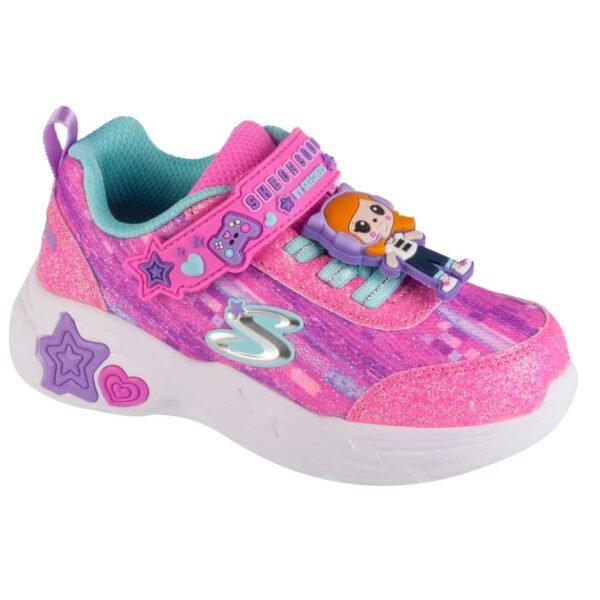 Skechers Snuggle Sneaks - Skech Squad 302214N-PKMT Pink 23