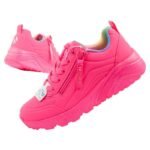 Skechers Uno Lite childrens sports sneakers shoes, pink, comfortable