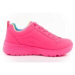 Skechers Uno Lite childrens sports sneakers shoes, pink, comfortable - Image 4